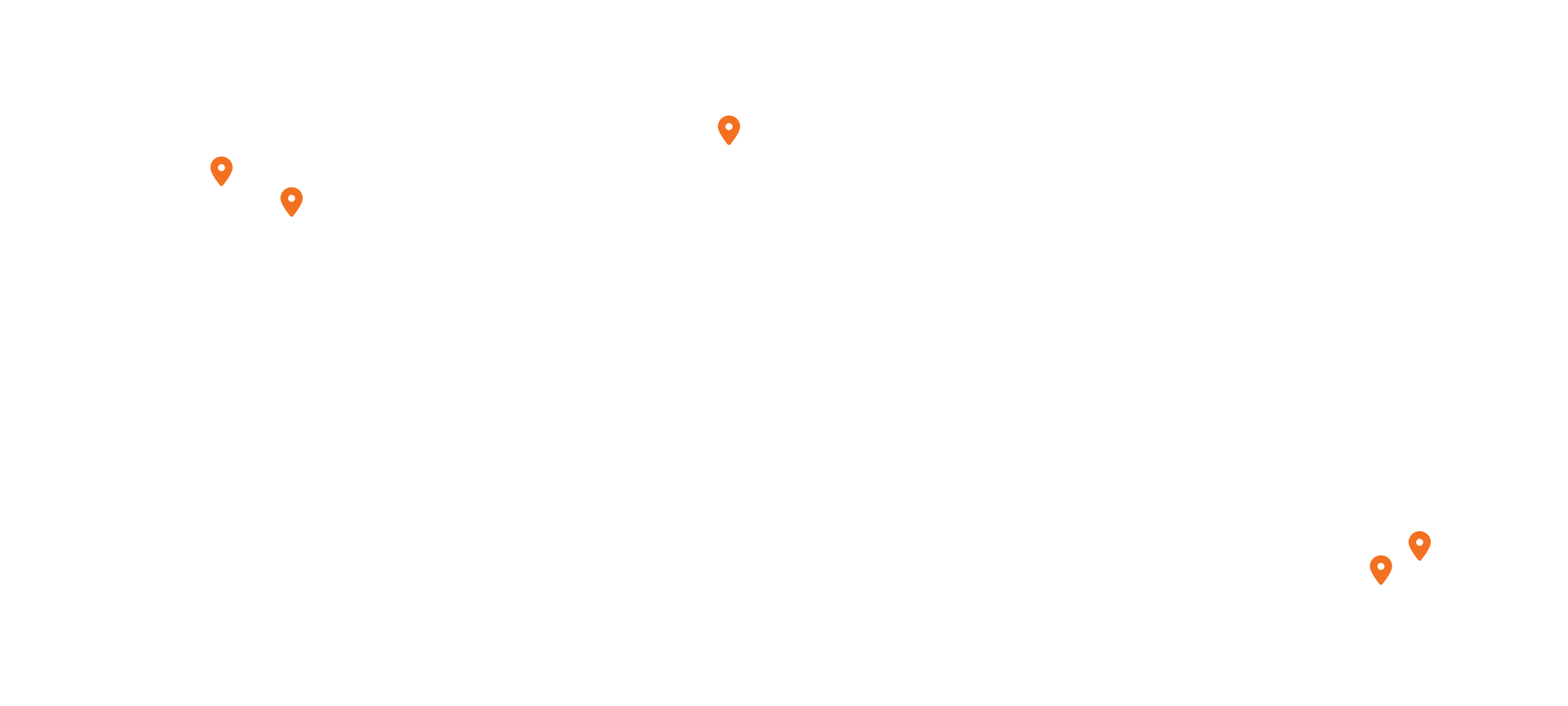Map of PLEXSYS Locations