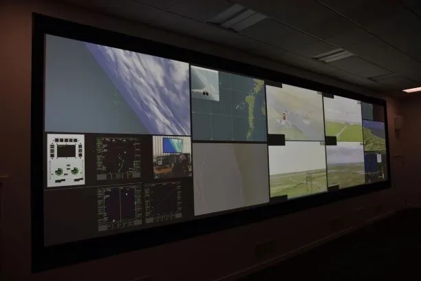 A Collection of screens in mission control